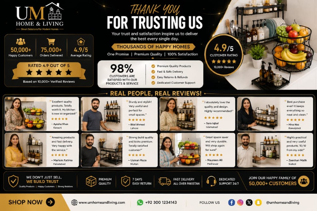 Customers trust UM Home & Living