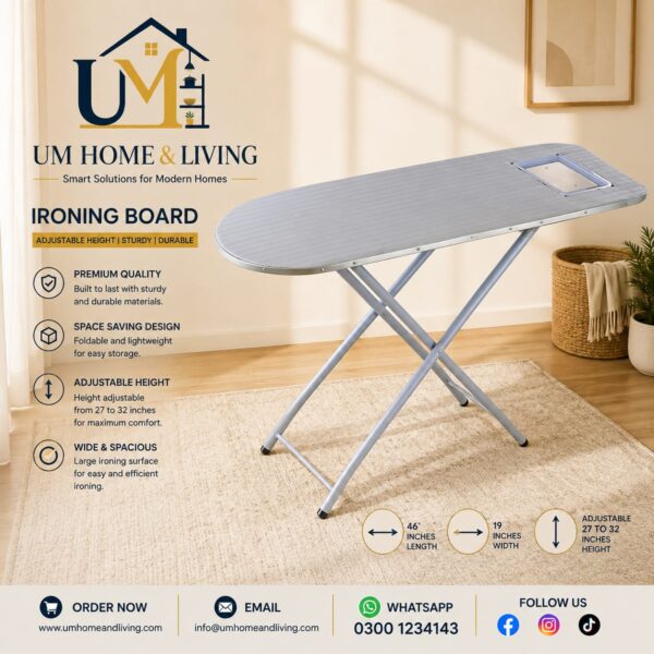 Premium Adjustable Ironing Board
